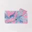 Ozara Jungle Pink Quilted Clutch Bag