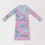 Ozara Jungle Pink Quilted Robe