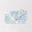 Rose Toile Blue Quilted Clutch Bag