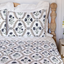 Charlotte White/Navy Quilt