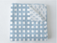 Ellie Plaid Light Blue Baby Blanket