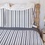 French Stripe Navy Quilt