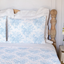 Rose Toile Blue Quilt