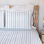 French Stripe Blue Quilt