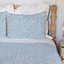 Anita Scroll Blue Quilt