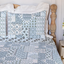 Laramie Patchwork Light Blue Quilt