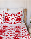 Anabelle Patchwork Red Quilt