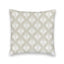 Shallow Waves Marshmallow Quilted 20" Pillow