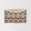 Shiloh Orange Quilted Makeup Bag