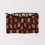 Thunderbird Boots Maroon Quilted Makeup Bag