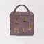 Thunderbird Boots Purple Quilted Small Tote