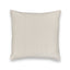 Ticking Stripe Brown Quilted 20" Pillow