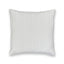 Ticking Stripe Grey Quilted 20" Pillow