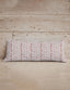 Wilshire Stripe Pink Quilted Oblong 14" x33" Pillow